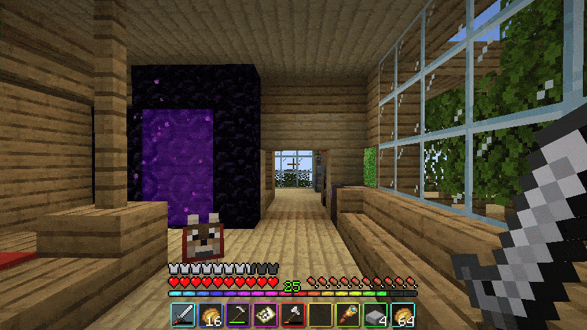 Animated RGB GUI Pack vanilla plus Minecraft texture pack screenshot 1