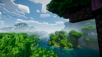 Motschen's Better Leaves realistic Minecraft texture pack screenshot 2