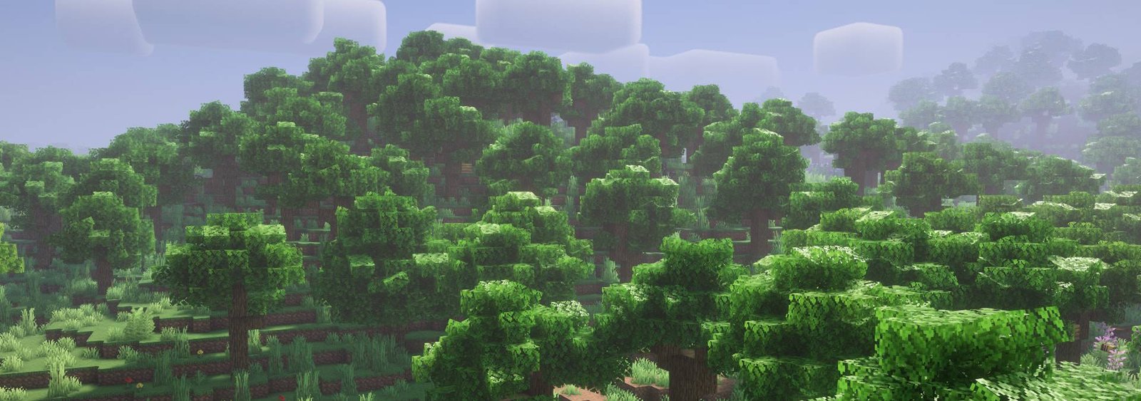 Cubic Leaves vanilla plus Minecraft texture pack screenshot 1