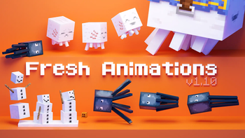 Fresh Animations vanilla plus Minecraft texture pack thumbnail