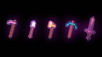 Enchantment Outlines vanilla plus Minecraft texture pack thumbnail