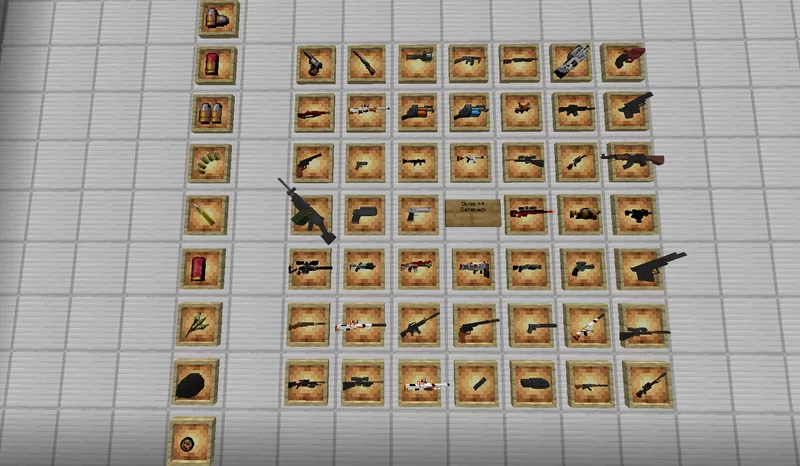 Guns ++ themed Minecraft texture pack thumbnail