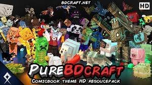 PureBDcraft New 256x 256x themed Minecraft texture pack screenshot 1