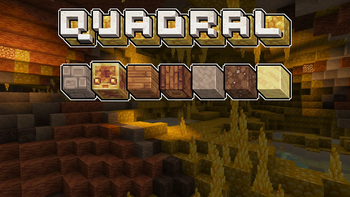 Quadral 16x clean Minecraft texture pack thumbnail