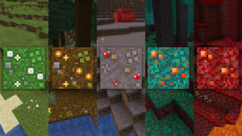 Simple Grass Flowers vanilla plus Minecraft texture pack screenshot 1